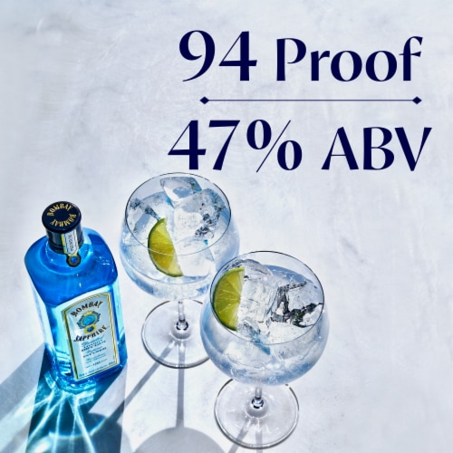 Bombay Sapphire London Dry Gin Perspective: right