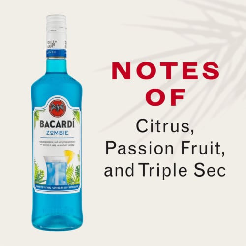 Bacardi Zombie Premium Rum Cocktail Perspective: right