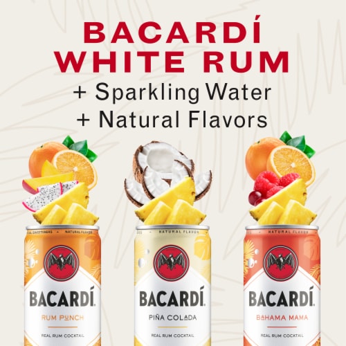 Bacardi® Taste Paradise Rum Cocktail Variety Pack Perspective: right