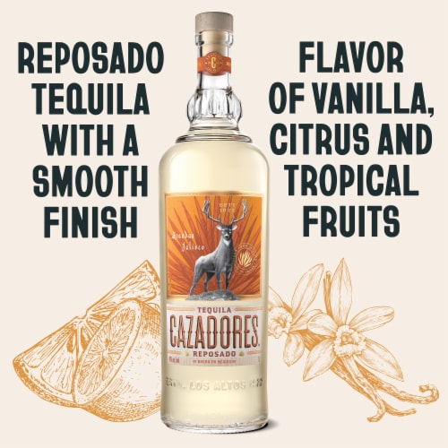 Cazadores Tequila Reposado Perspective: right