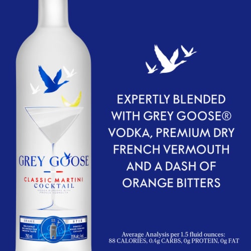 GREY GOOSE® Classic Martini Cocktail Ready to Serve Perspective: right