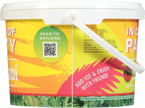 Bacardi® Variety Party Bucket Perspective: right