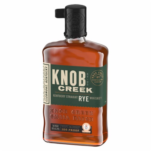 Knob Creek 100 Proof Kentucky Straight Rye Whiskey Perspective: right