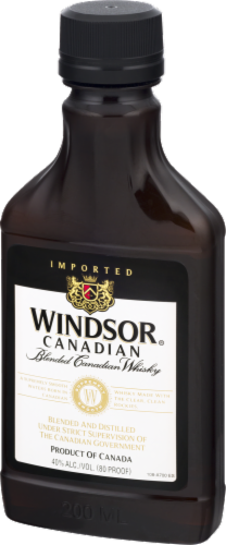 Windsor Canadian Blended Canadian Whisky Perspective: right