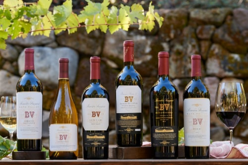 Beaulieu Vineyard Cabernet Sauvignon Napa Valley Red Wine Perspective: right