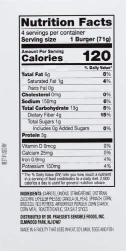 Dr. Praeger's Gluten Free California Veggie Burgers Perspective: right