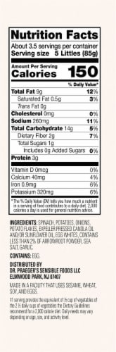 Dr. Praeger's® Frozen Spinach Littles Perspective: right
