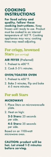 Dr. Praeger's® Pizza Stars Snacks Perspective: right