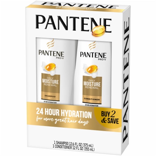Pantene Pro-V Daily Moisture Renewal Shampoo and Conditioner Bundle Perspective: right
