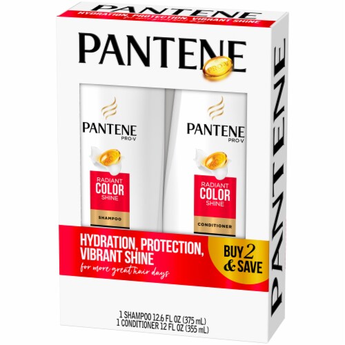Pantene Pro-V Radiant Color Shine Shampoo and Conditioner Pack Perspective: right