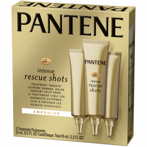 Pantene Pro-V Intense Rescue Shots Hair Ampoules Treatments Perspective: right