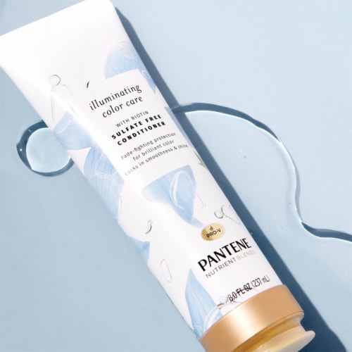 Pantene Nutrient Blends Illuminating Biotin Color Care Conditioner Sulfate Free Color Protection Perspective: right