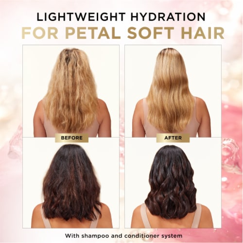 Pantene Rosewater Sulfate Free Shampoo and Conditioner Set Perspective: right