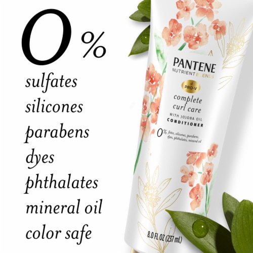 Pantene Sulfate Free Curly Hair Conditioner with Jojoba Oil Perspective: right