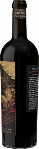 Juggernaut Hillside Cabernet Sauvignon Red Wine Perspective: right