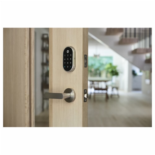Nest x Yale Satin Nickel Lock Silver 1 ct Jay C Food Stores