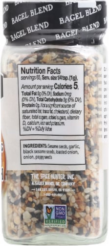 The Spice Hunter® Everything Bagel Crunch Seasoning Perspective: right