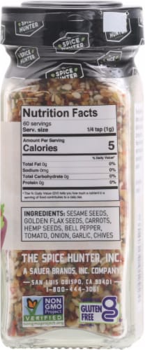 The Spice Hunter® Crunch Toppers Garden Veggie Seasoning Perspective: right