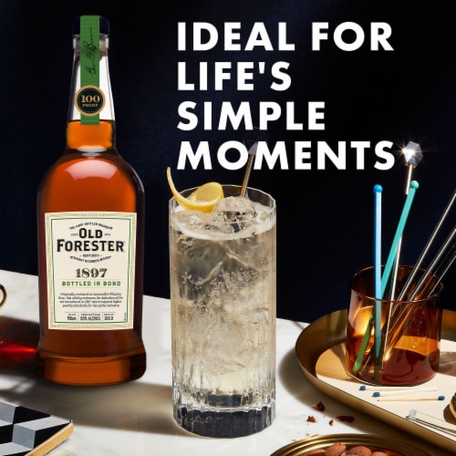 Old Forester 1897 Bottled in Bond Kentucky Straight Bourbon Whisky Perspective: right