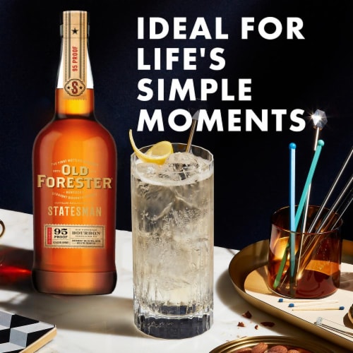 Old Forester Statesman Kentucky Straight Bourbon Whisky Perspective: right