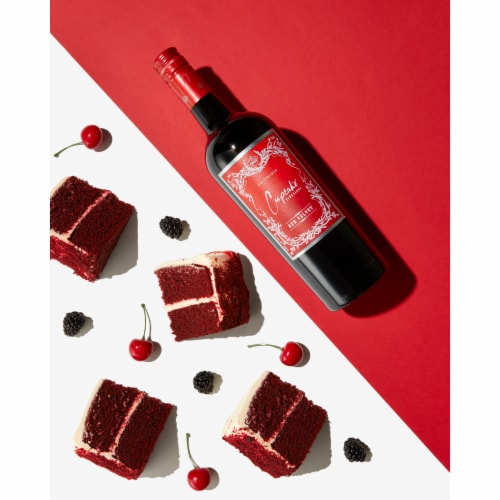 Cupcake Vineyards Red Velvet Blend California Wine Perspective: right