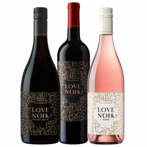 Love Noir Pinot Noir California Red Wine Perspective: right
