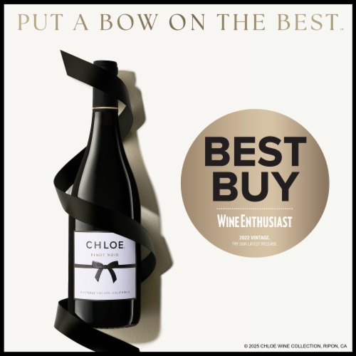 Chloe Pinot Noir California Red Wine Perspective: right