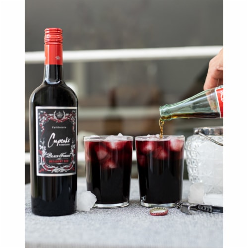 Cupcake Vineyards Decadent Black Forest Red Blend California Wine Perspective: right