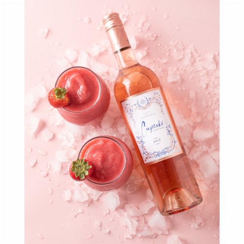 Cupcake Vineyards Blend California Rose Wine Perspective: right