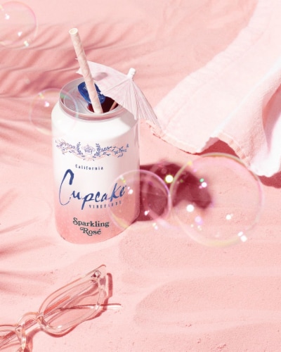 Cupcake Vineyards Sparkling Rose Wine Spritzer 375 mL Mariano s