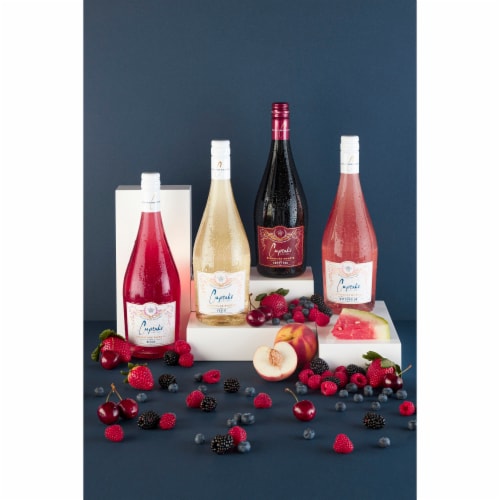 Cupcake Vineyards Signature Sweets Berry Moscato Italian Wine Perspective: right