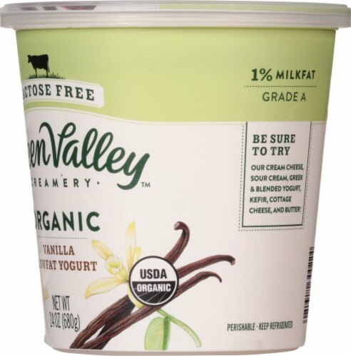 Green Valley™ Vanilla Organic Low Fat Yogurt Tub, 24 oz - Kroger