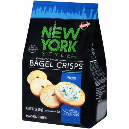 New York Style Plain Bagel Crisps Perspective: right