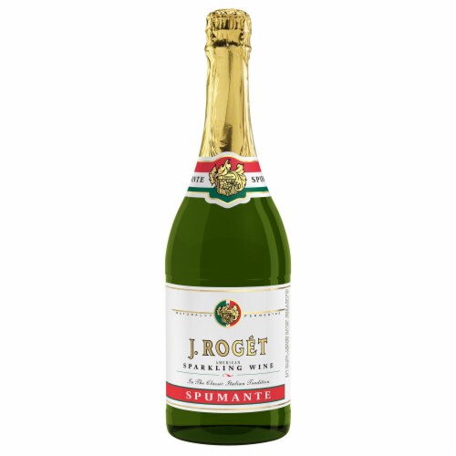 J. Roget Spumante White Sparkling Wine Perspective: right