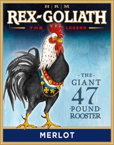 Rex-Goliath Merlot Red Wine Perspective: right
