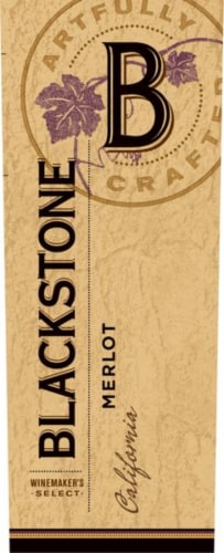 Blackstone Winemakers Select Merlot Red Wine Perspective: right