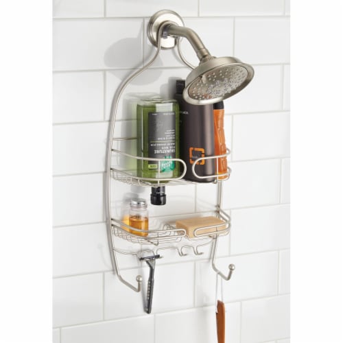 Interdesign® Neo Medium Hanging Shower Caddy - Satin Nickel Perspective: right