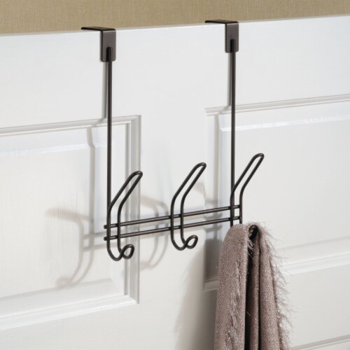 InterDesign Classico Over the Door 3 Hook Towel Rack Bronze 1 ct Fred Meyer