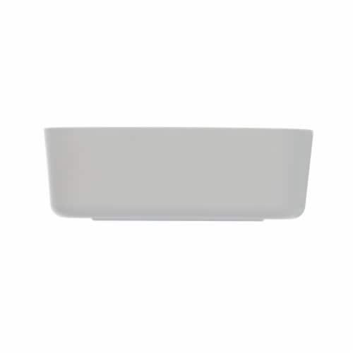 iDesign Eco Recycled Plastic Compact Drawer Bin - Gray Perspective: right