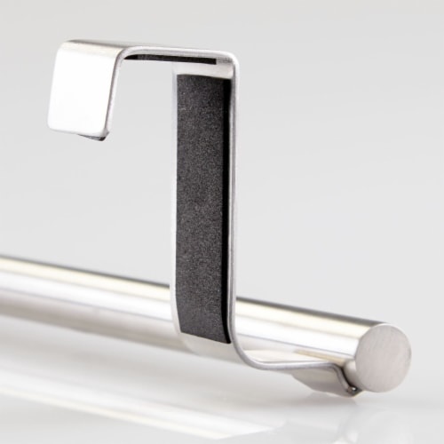 iDesign Forma Over-the-Cabinet Towel Bar - Silver Perspective: right