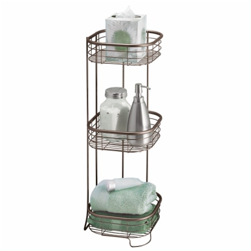 InterDesign Forma 3-Tier Shower Shelf - Bronze Perspective: right