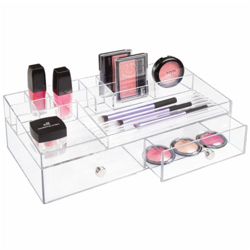 iDesign™ 2-Drawer Organizer - Clear Perspective: right