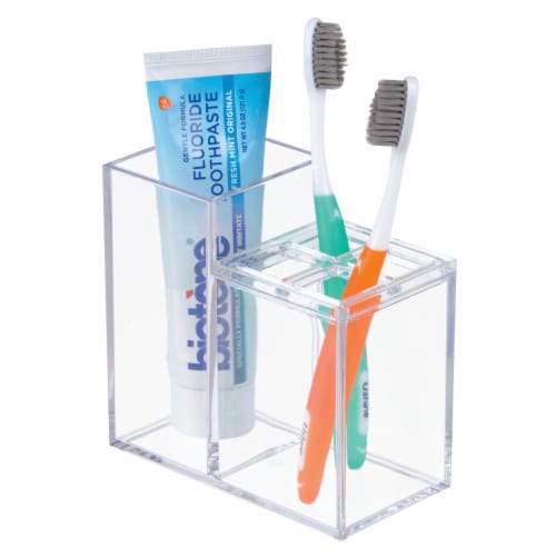 InterDesign Toothbrush Holder And Organizer - Clear Perspective: right