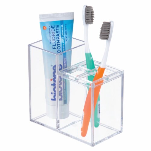 InterDesign Toothbrush Holder And Organizer - Clear Perspective: right