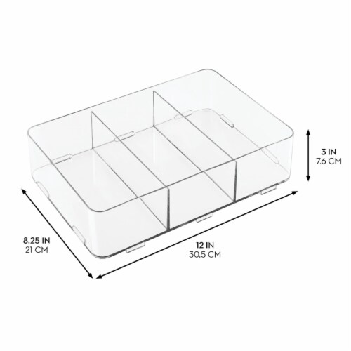 Interdesign Clarity 3 Drawer Organizer -Slim