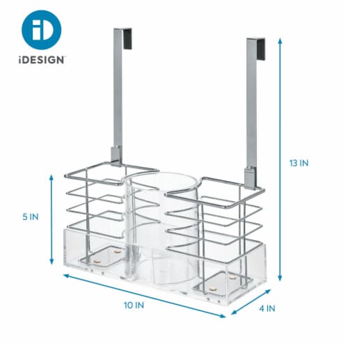 iDesign™ Over the Cabinet Hair Tool Organizer Perspective: right