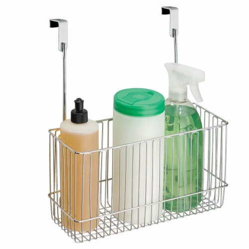 iDesign Stainless Steel Over Cabinet Basket Perspective: right