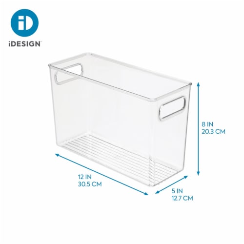 InterDesign Clear Storage Bin Perspective: right
