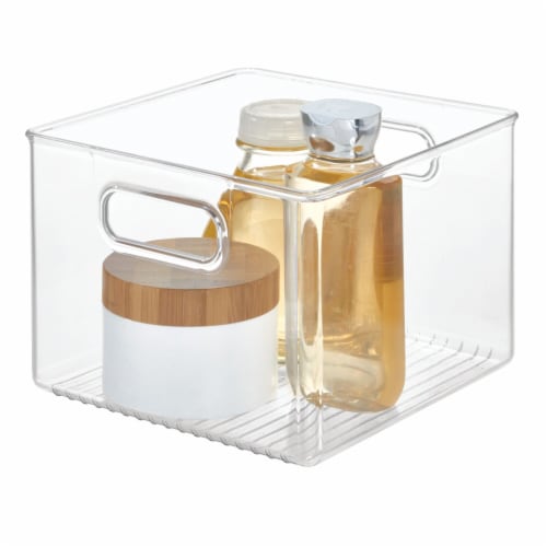 InterDesign Linus Bath Bin - Clear Perspective: right