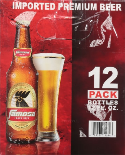 Famosa® Lager Beer Perspective: right